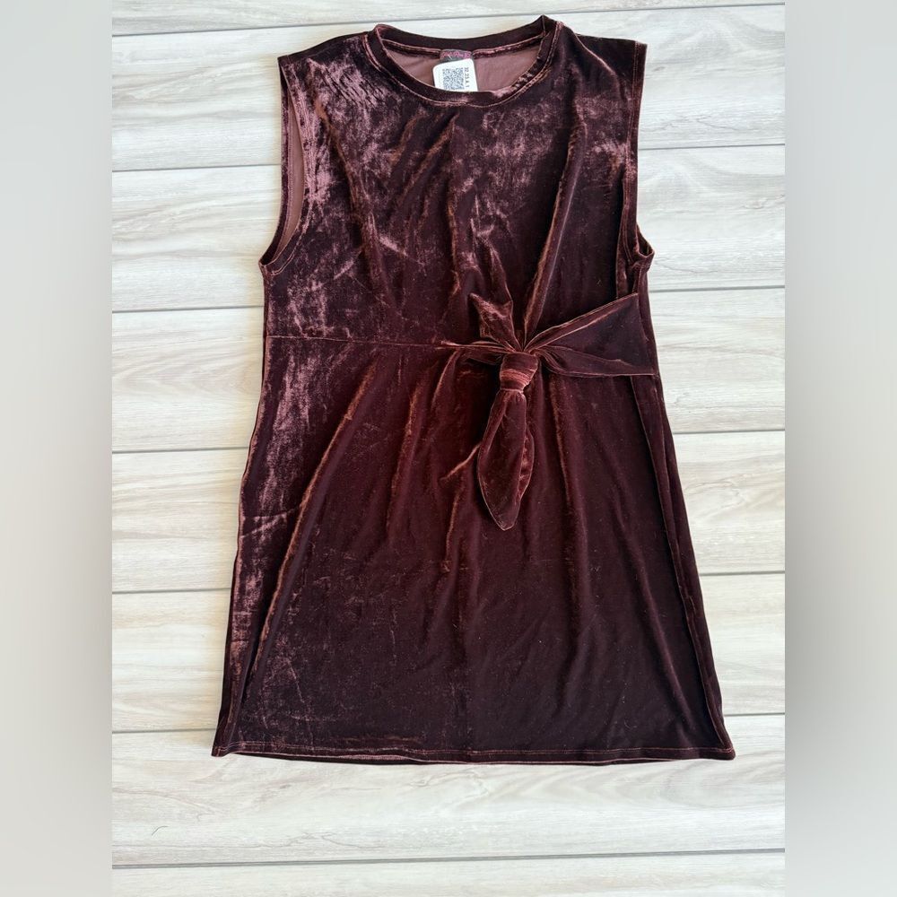 Sheila Rose Midi Velvet Dress Purple XL NWT